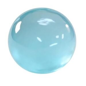 Blue coconut oil squishy jelly ball with slow rising texture — Image 1 of 11