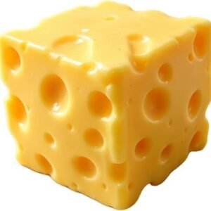 Yellow cheese squishy stress relief fidget toy for adults — Image 1 of 10