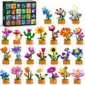 Flower advent calendar 2026 building set for kids — Image 1 of 11