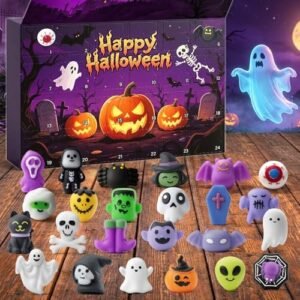 Halloween advent calendar with 24 mochi squishy toys — Image 1 of 10