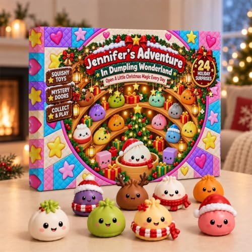 Dumpling advent calendar with 24 mini squishies — Image 1 of 8