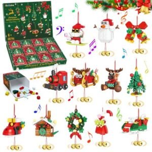 2026 Advent calendar building set with 12 ornaments — Image 1 of 8