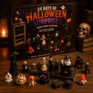 Halloween advent calendar with 24 resin mini figurines — Image 1 of 8