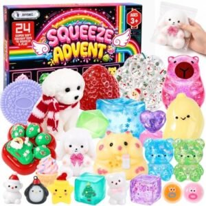 Squishy advent calendar 2026 with 24 Christmas squish toys — Image 1 of 11
