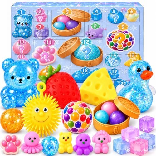 Squishy advent calendar 2026 with 24 surprise toys — Image 1 of 10