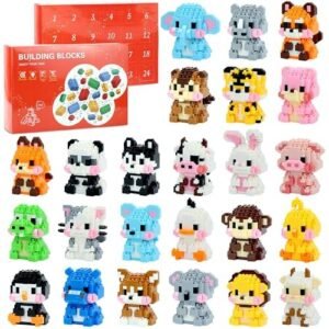 Advent calendar 2026 with 24 mini animal block builds — Image 1 of 8