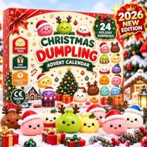 2026 Christmas squishies advent calendar with 24 doors — Image 1 of 10