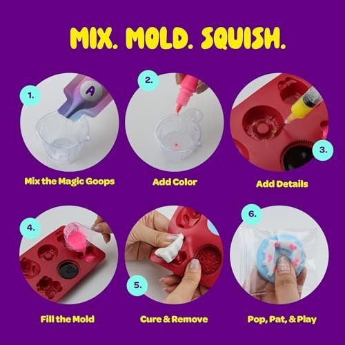 Taba squishy making kit mold with six DIY squishies — Image 2 of 11