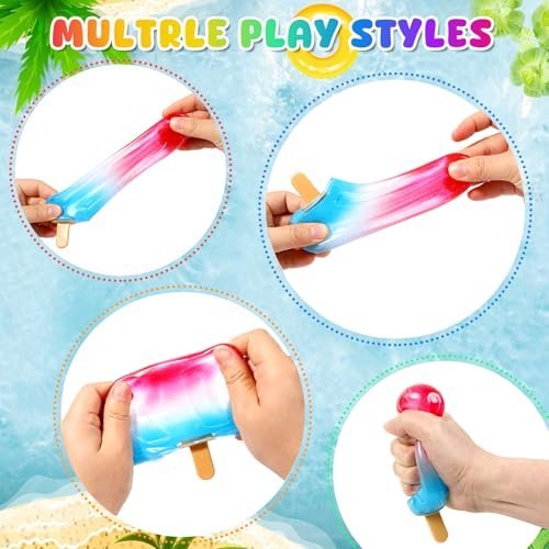 4.8 inch popsicle squishy with malt sugar core in hand — Image 2 of 10