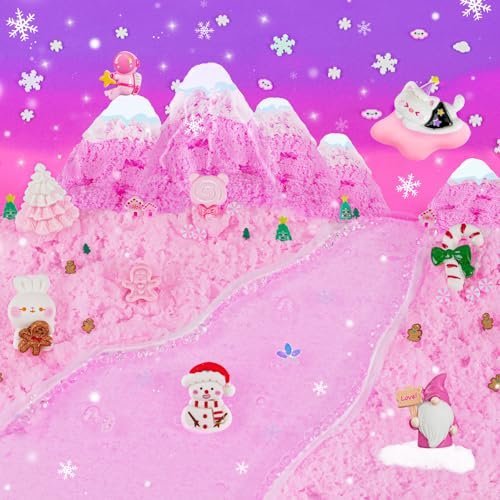 Pink squishy slime advent calendar with 12 slime cups — Image 2 of 8