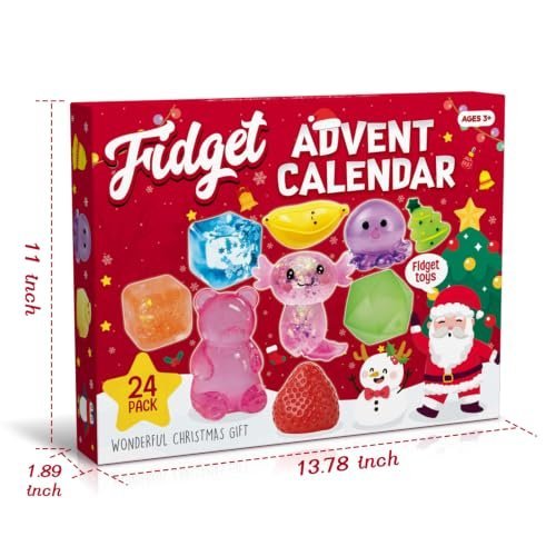 Advent calendar 2026 with 24 squishy toys behind doors — Image 2 of 11