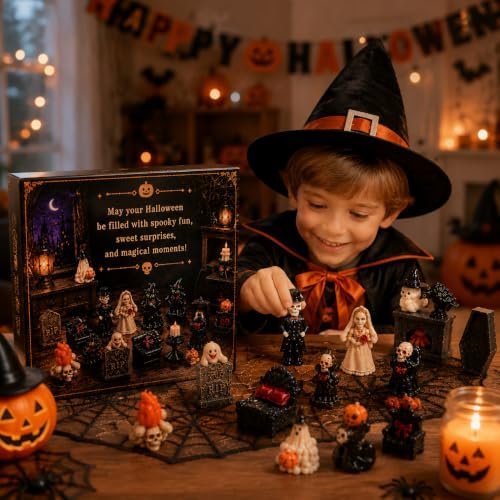 Halloween advent calendar with 24 resin mini figurines — Image 2 of 8