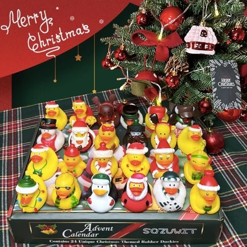 Christmas advent calendar with 24 rubber ducks — Image 2 of 10