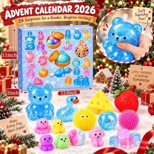 Squishy advent calendar 2026 with 24 surprise toys — Image 2 of 10