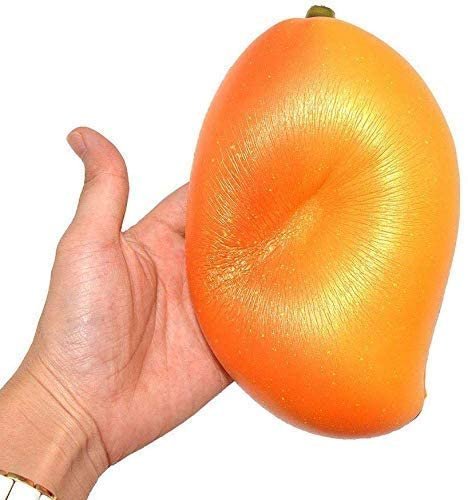 Colossal gold mango squishy slow rising scented toy — Image 3 of 11