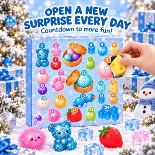 Squishy advent calendar 2026 with 24 surprise toys — Image 3 of 10
