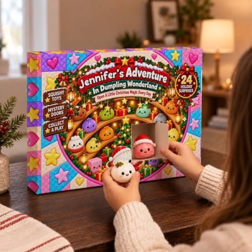Dumpling advent calendar with 24 mini squishies — Image 3 of 8