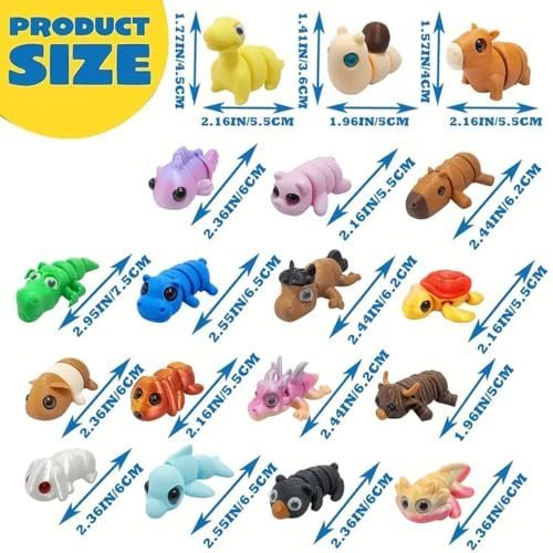 2024 Christmas advent calendar with 24 mini 3D animal toys — Image 3 of 9