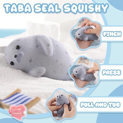 Handmade Taba Seal squishy in ultra soft silicone — Image 3 of 11