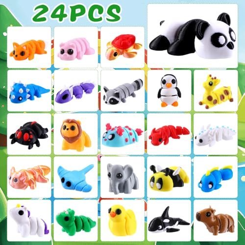 3D printed animal fidget toys in a Christmas advent calendar — Image 2 of 10