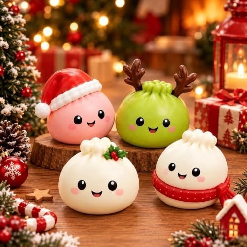 Christmas squishies advent calendar with 24 mini squishies — Image 3 of 8