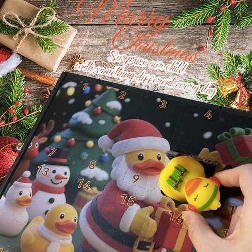 Christmas advent calendar with 24 rubber ducks — Image 3 of 10
