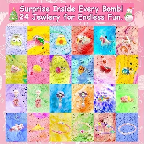 Bath bomb advent calendar 2026 with surprise toys inside — Image 3 of 10
