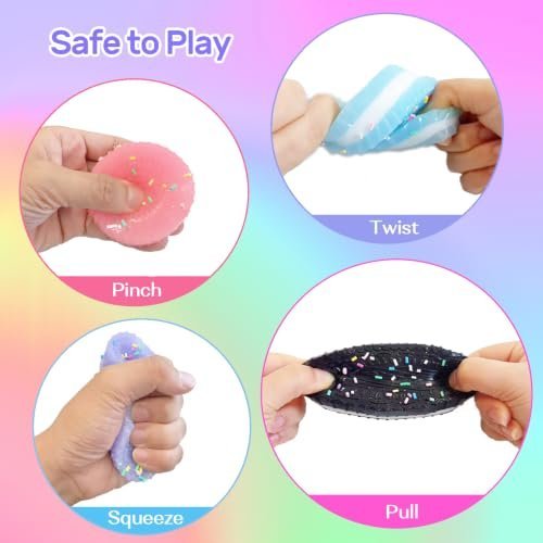 Four cute Tabba squishy cat paw fidget toys set — Image 4 of 10