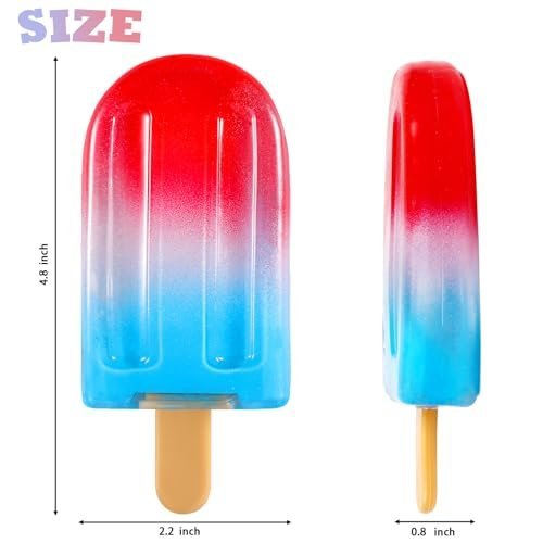 4.8 inch popsicle squishy with malt sugar core in hand — Image 4 of 10