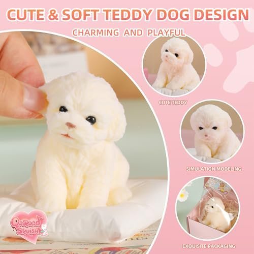 Handmade puppy squishy in ultra soft silicone — Image 4 of 11