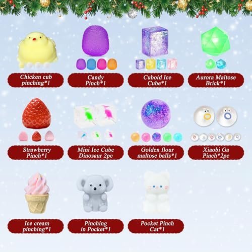 Squishy advent calendar 2026 with 24 numbered compartments — Image 4 of 11
