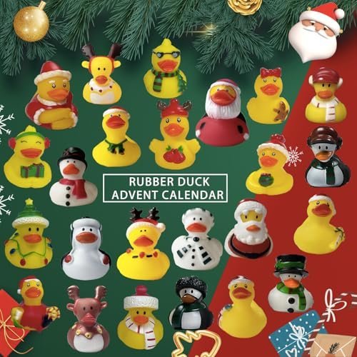 Christmas advent calendar with 24 rubber ducks — Image 4 of 10