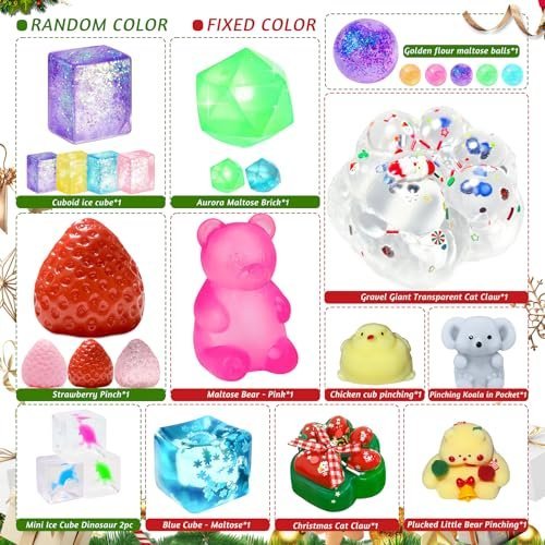 Advent calendar 2026 with 24 kawaii squishy toys inside — Image 4 of 11