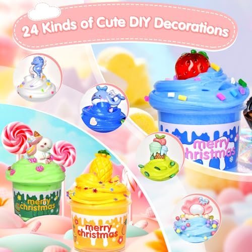 Slime advent calendar with 24 days of slime surprises — Image 4 of 8