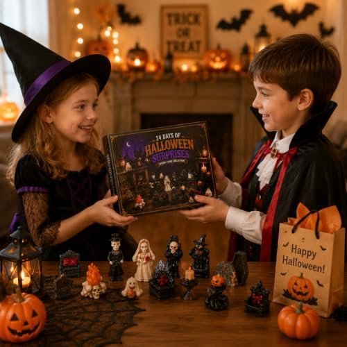 Halloween advent calendar with 24 resin mini figurines — Image 4 of 8