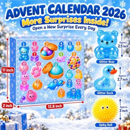 Squishy advent calendar 2026 with 24 surprise toys — Image 4 of 10