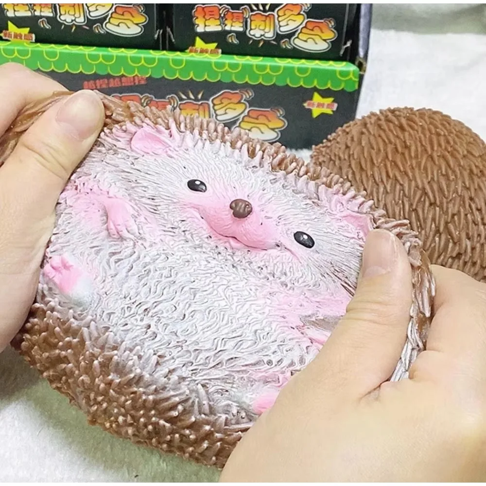 Soft realistic hedgehog squishy stress ball toy — Image 4 of 7