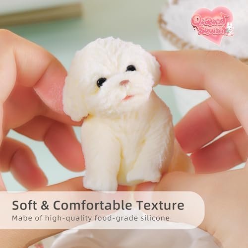 Handmade puppy squishy in ultra soft silicone — Image 5 of 11