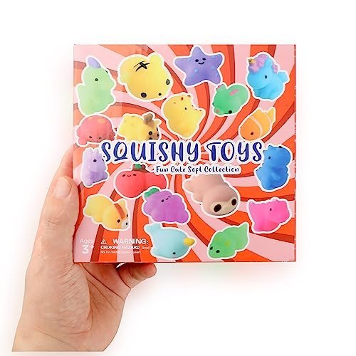 32 pack of mochi squishy toys in kawaii animal shapes — Image 5 of 11
