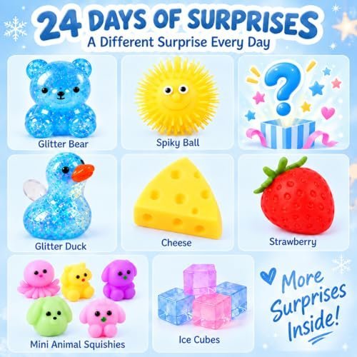 Squishy advent calendar 2026 with 24 surprise toys — Image 5 of 10