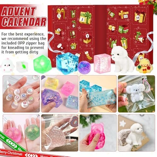Advent calendar 2026 with 24 kawaii squishy toys inside — Image 5 of 11