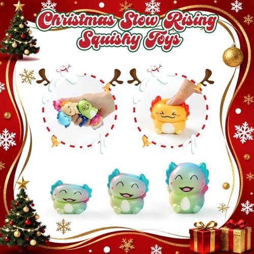 Axolotl slow rising squishy advent calendar with 24 toys — Image 5 of 11