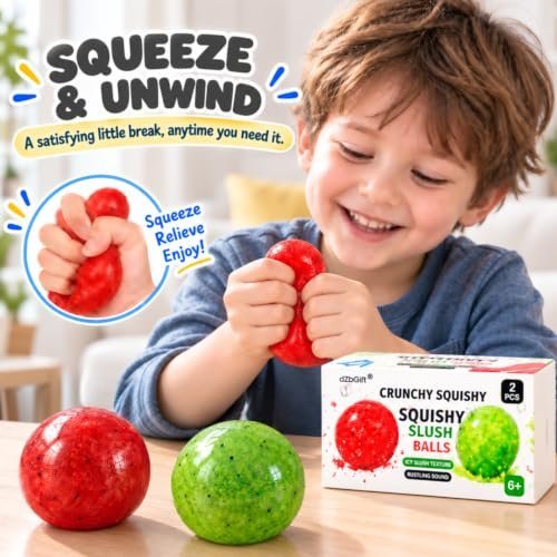 Watermelon and kiwi crunchy squishy toys in a 2-pack — Image 5 of 11