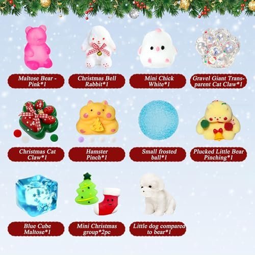 Squishy advent calendar 2026 with 24 numbered compartments — Image 5 of 11