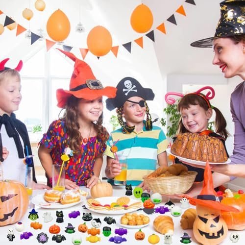 24 mini Halloween mochi squishy toys in a gift box — Image 5 of 9