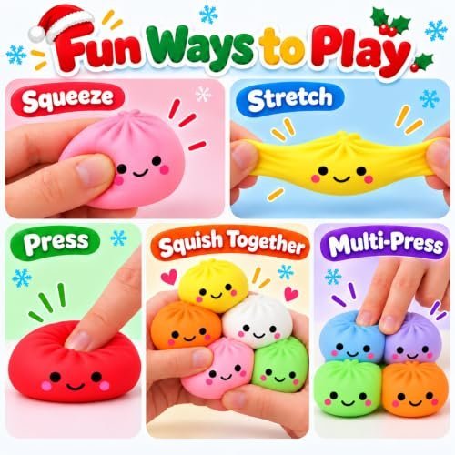 Squishy advent calendar 2026 with 24 mini holiday squishies — Image 5 of 10