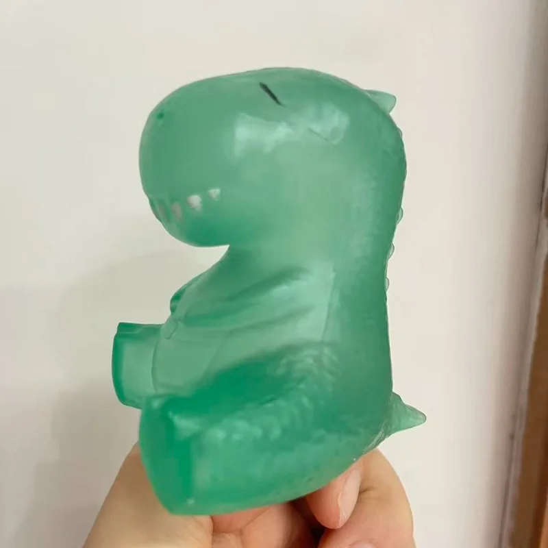 Green dinosaur squishy toy with slow rebound foam — Image 5 of 7