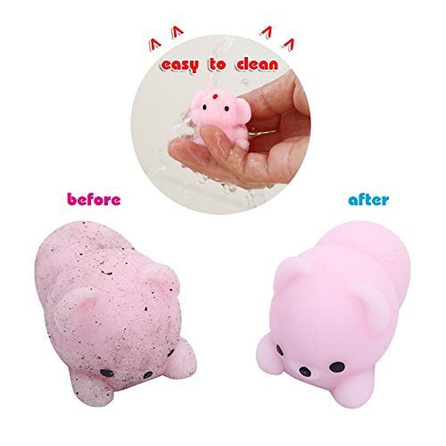 24 mini mochi squishy toys with storage box, kawaii animal set — Image 6 of 11