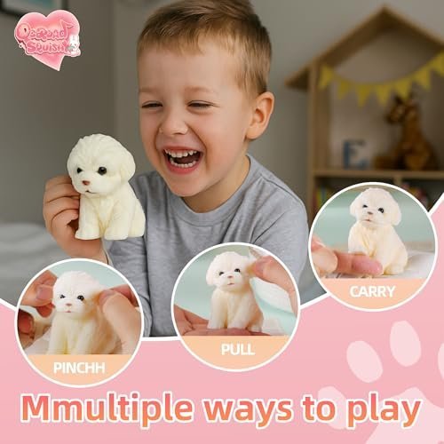 Handmade puppy squishy in ultra soft silicone — Image 6 of 11