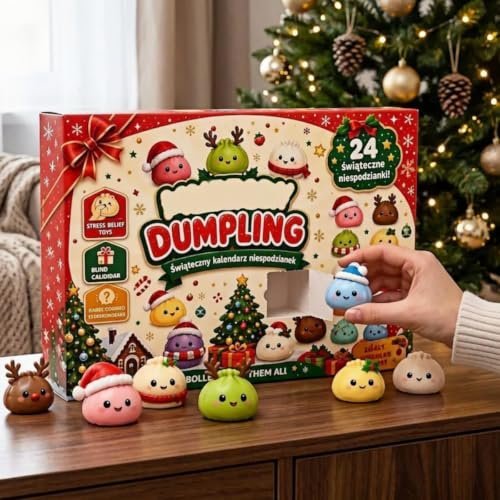 Christmas squishies advent calendar with 24 mini squishies — Image 6 of 8